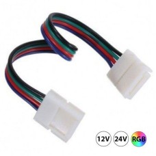 RGB LED strip Click connector, 4-aderig